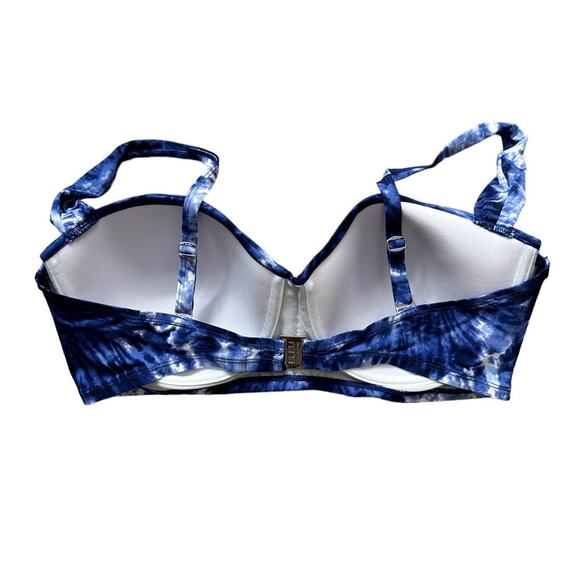 NWOT  Bleu Rod Beattie Womens Tie Dye Bikini 38D TOP ONLY. - Picture 2 of 5